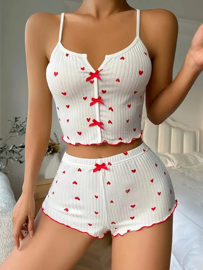 Conjunto Corações Canelado