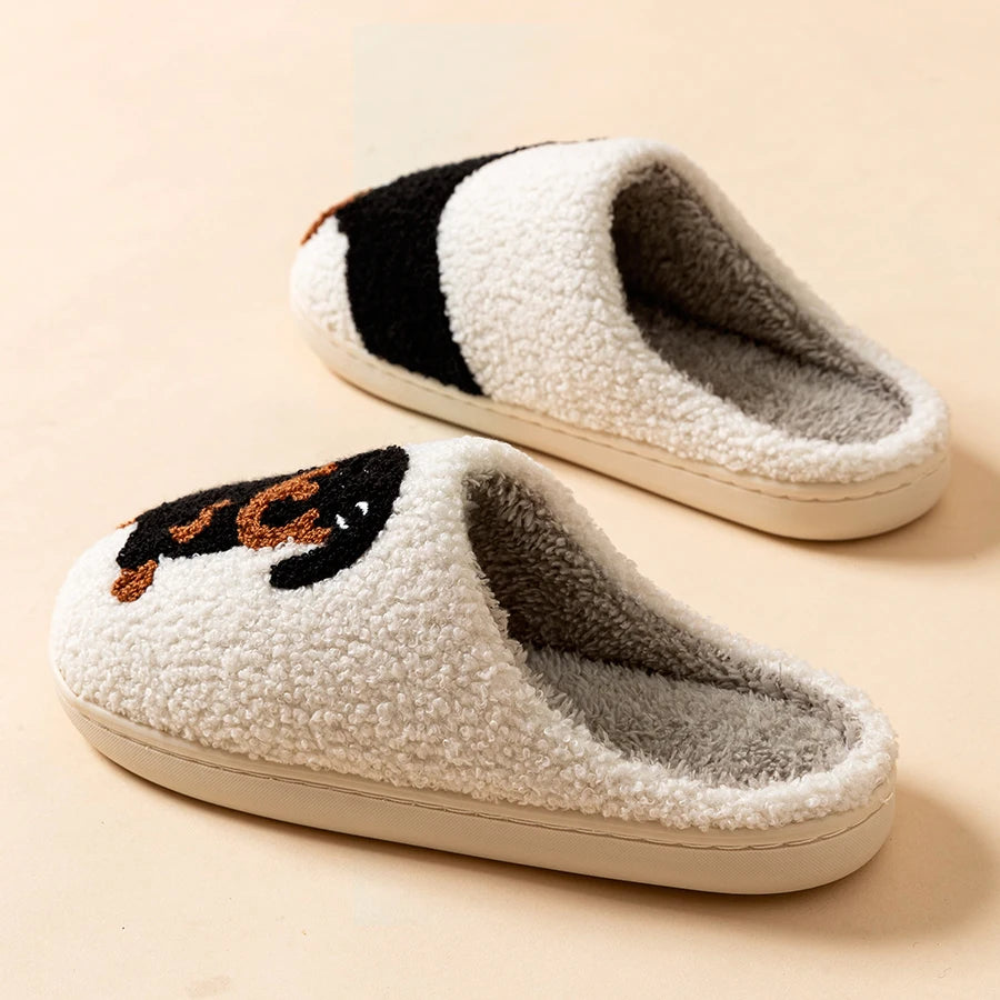 Pantufa de Pelúcia Cachorro Salsicha