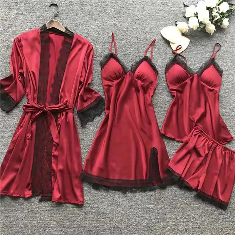 Kit Noite de Renda (4 Peças)