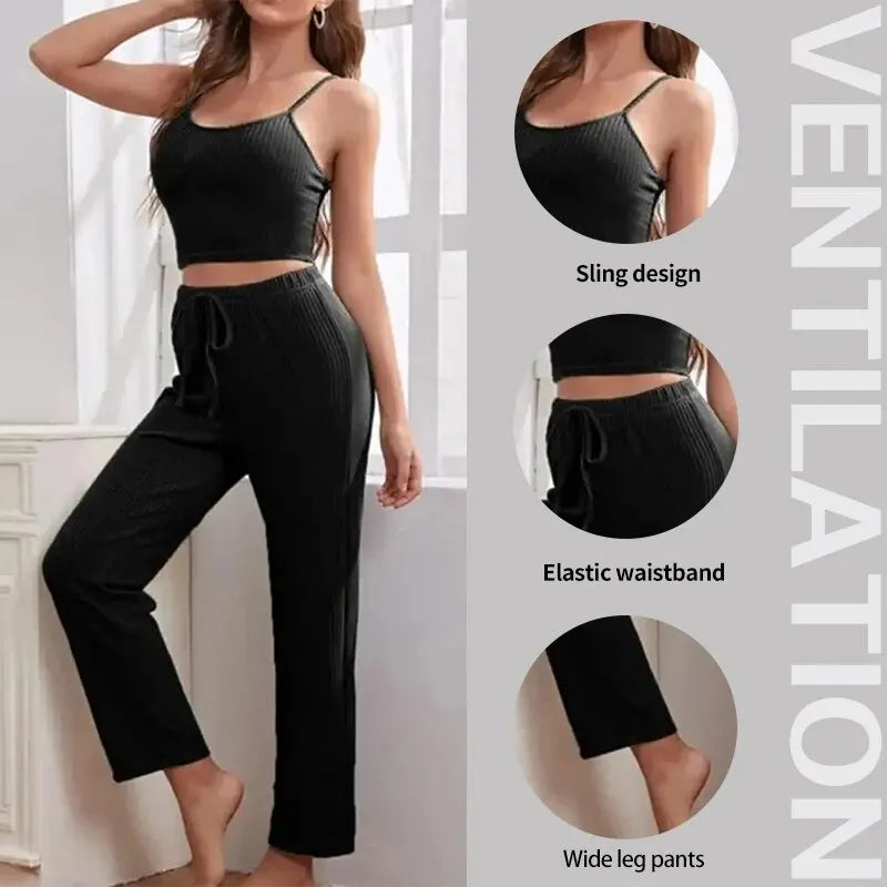 Pijama Feminino 3 Peças com Robe, Top e Calça