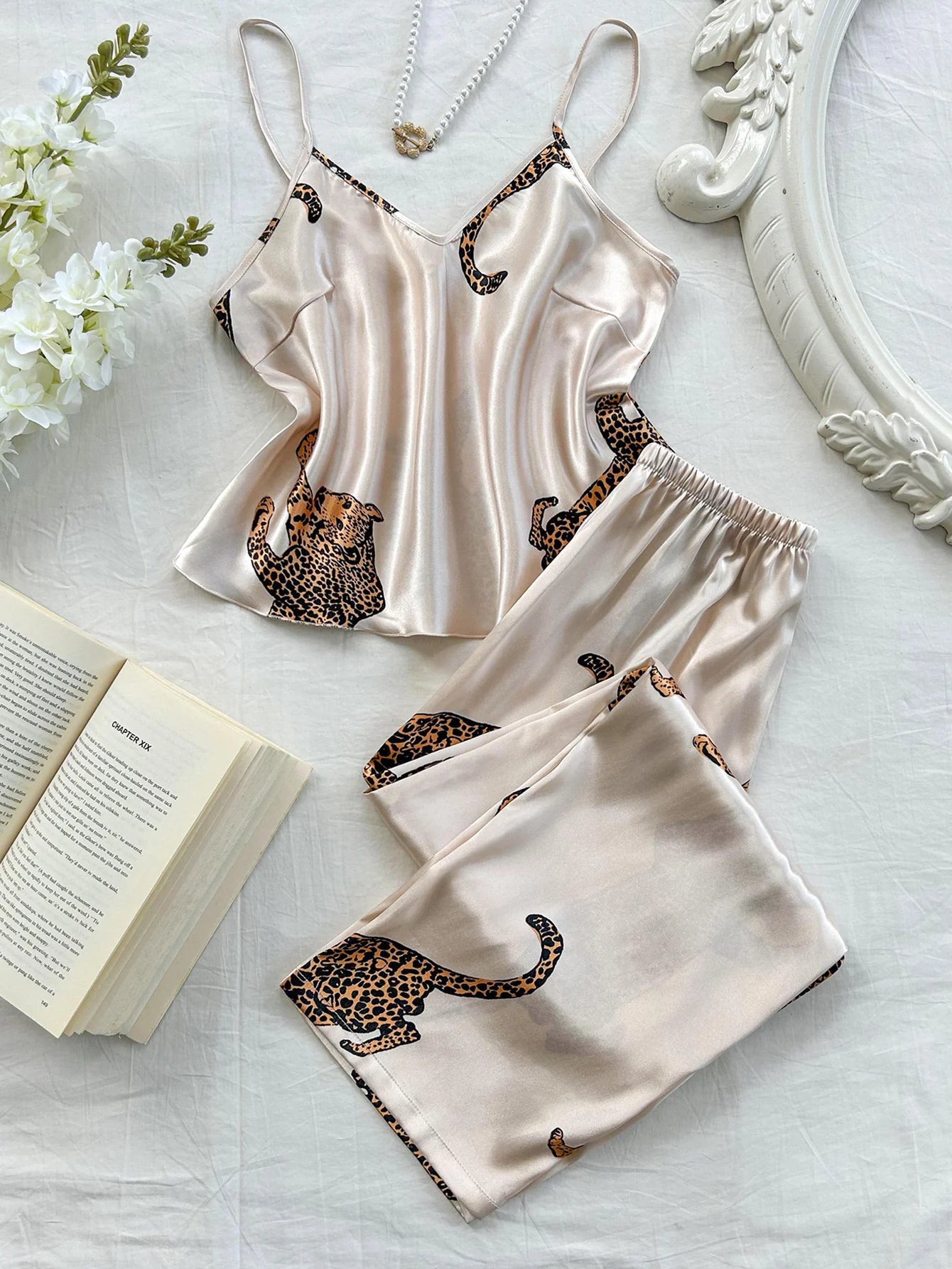 Conjunto Pijama Leopardo