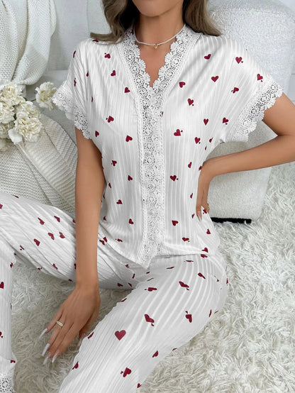 Conjunto Pìjamas com Renda