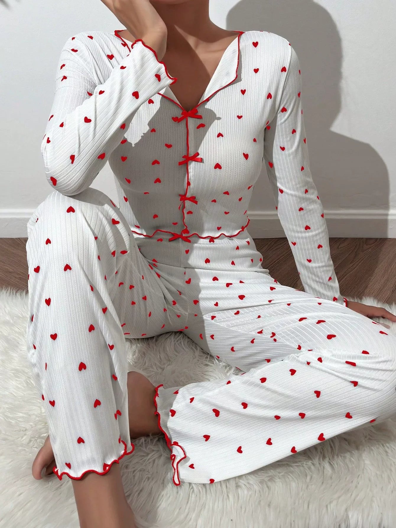 Pijama Feminino Longo 2 Peças Manga Longa